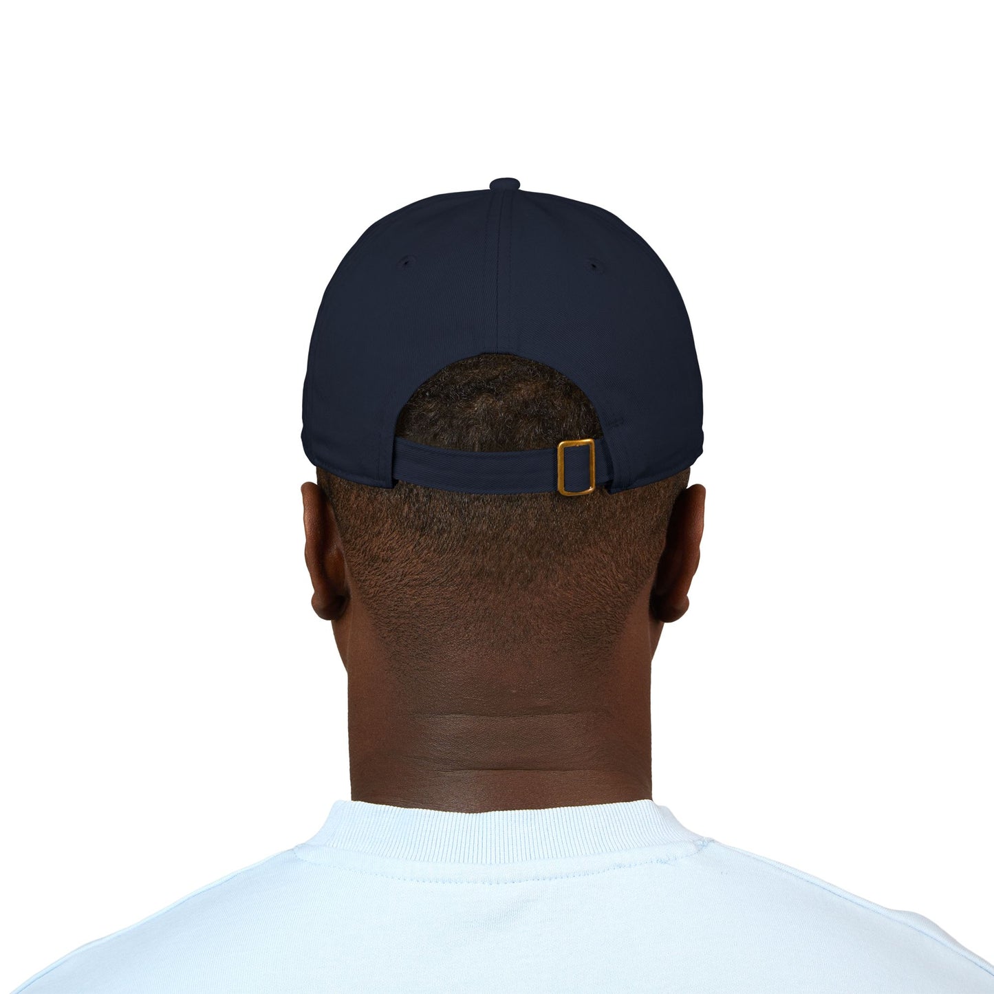 Embroidered Sunflower Badge Organic Baseball Cap