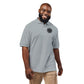Embroidered Compass Logo Polo — Casual Nautical Work Shirt