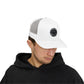 Trucker Cap — Distressed Round Patch 'Don't Ask Me' Vintage Logo
