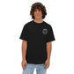 Vintage Patch Logo Tee — Minimal Chest Emblem Casual T‑Shirt