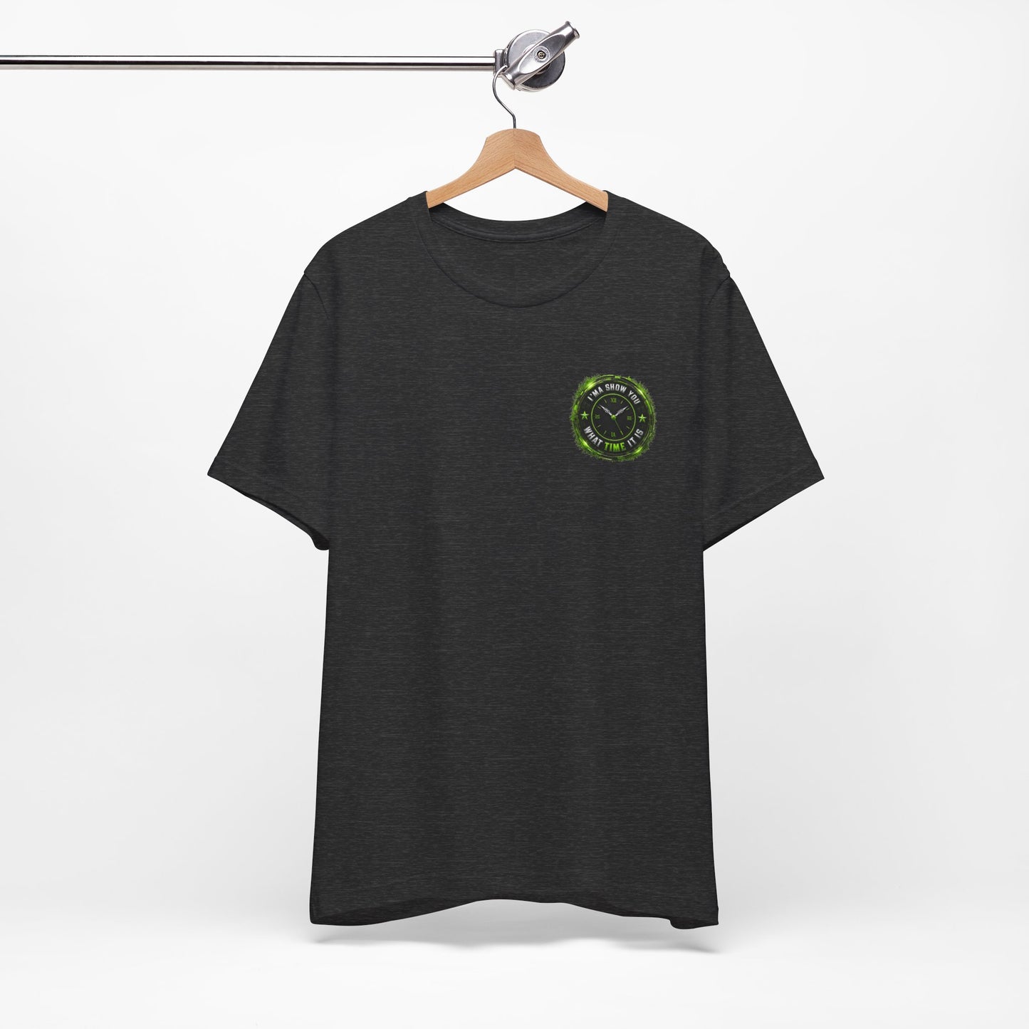 T‑Shirt — Green Camo Tactical Clock Logo Tee
