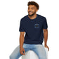 Vintage Compass Badge T-Shirt — "Take Your Time" Minimal Travel Tee