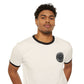 Vintage Black Rose Ringer T-Shirt