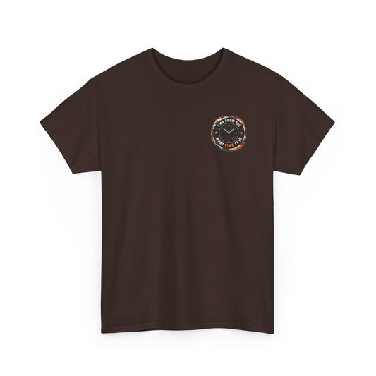 Poker Chip Logo Tee — Vintage Casino Card Night Shirt