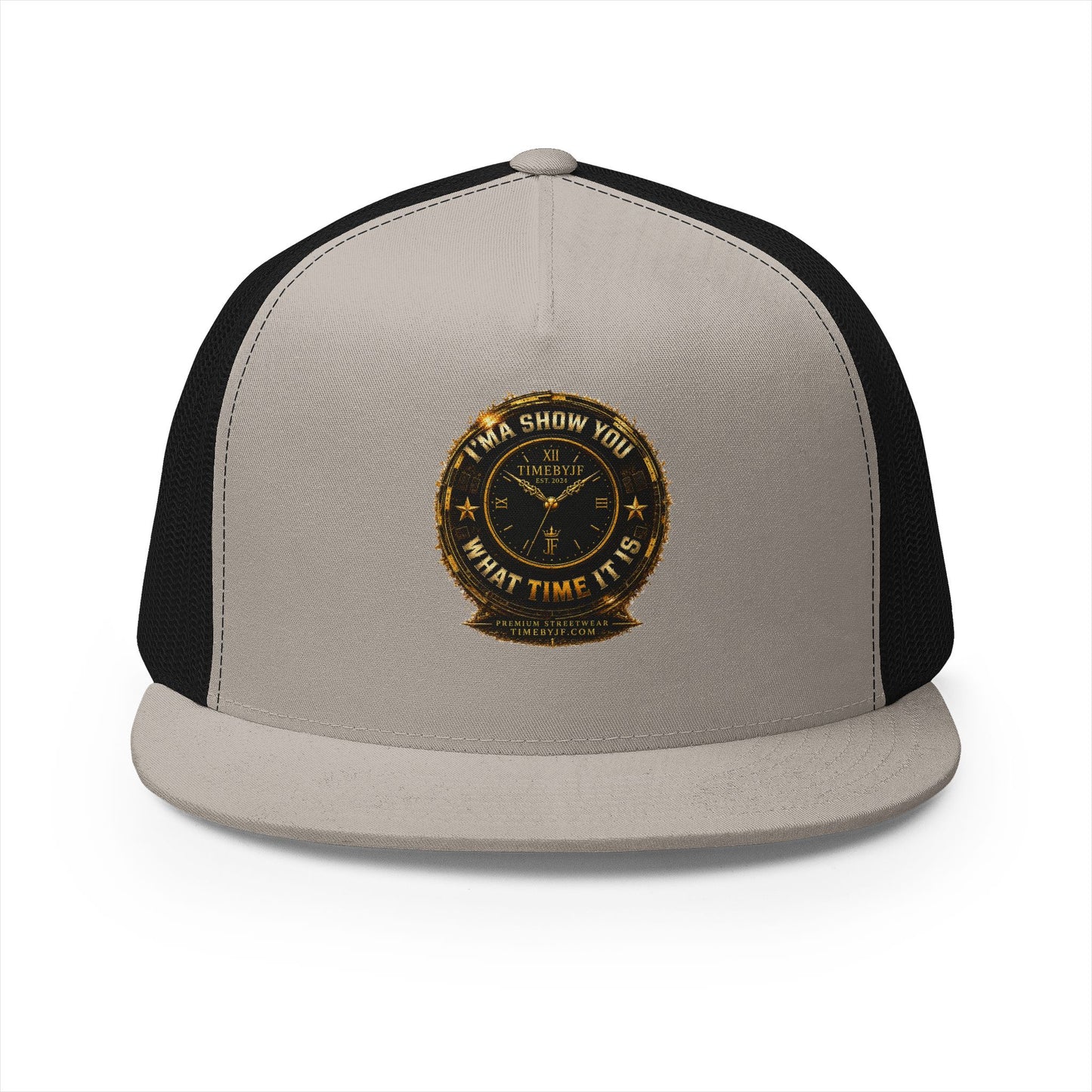 Trucker Cap — 'I’MA SHOW YOU WHAT TIME IT IS' Vintage Compass Logo Snapback
