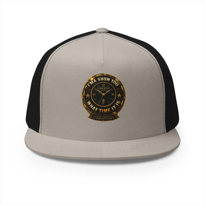 Trucker Cap — 'I’MA SHOW YOU WHAT TIME IT IS' Vintage Compass Logo Snapback
