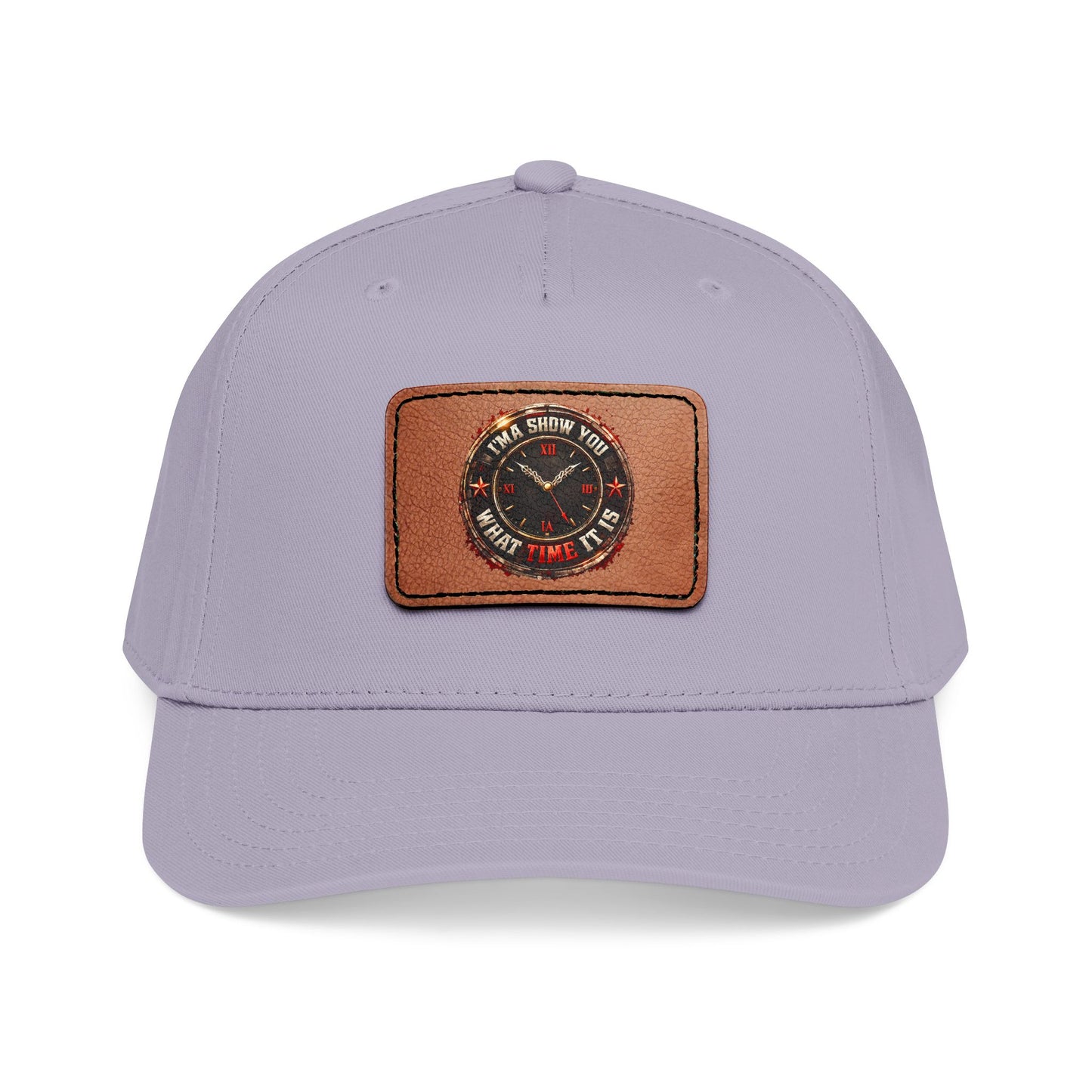 Vintage Compass Leather Patch Baseball Cap