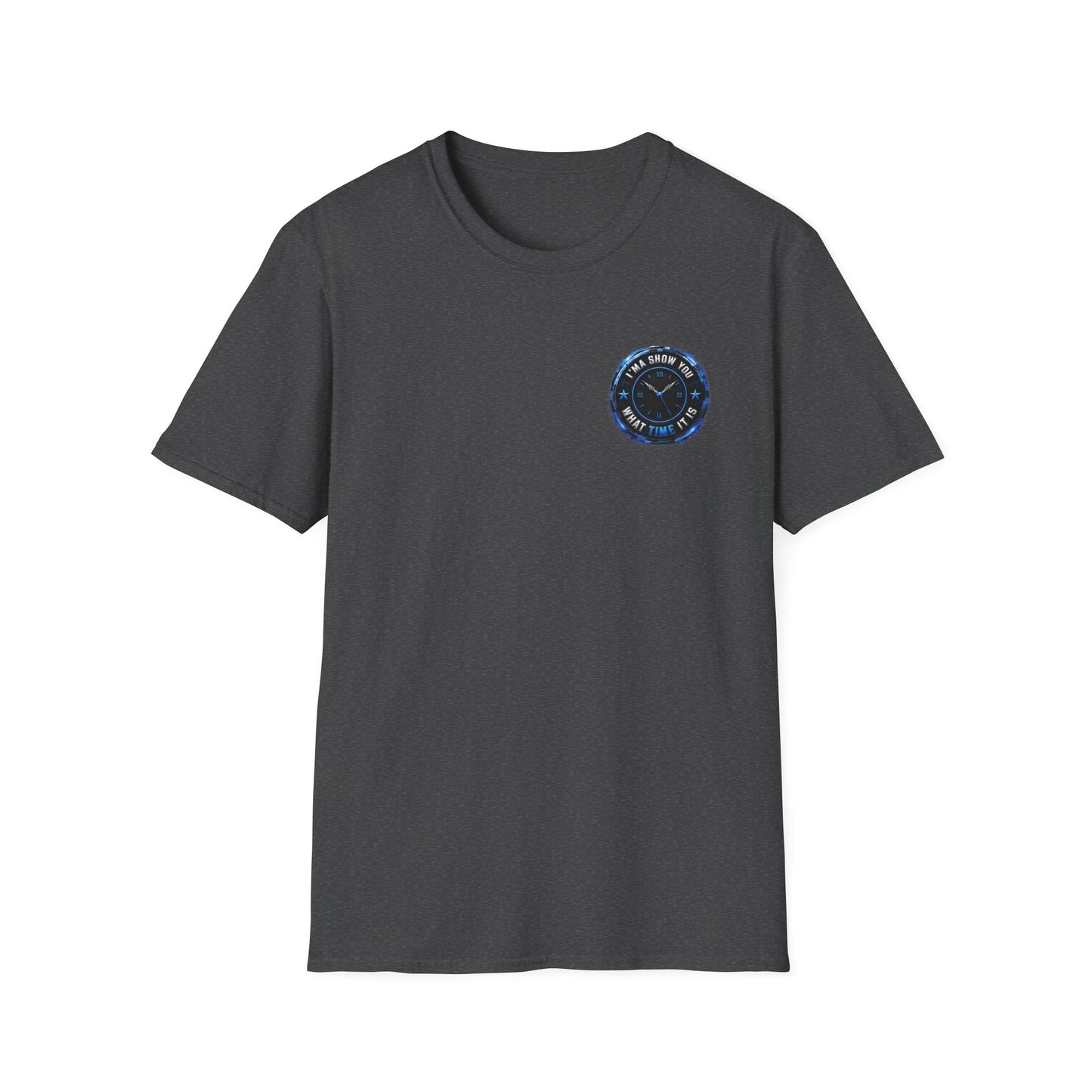 Vintage Compass Badge T-Shirt — "Take Your Time" Minimal Travel Tee