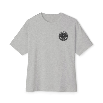Vintage Patch Logo Tee — Minimal Chest Emblem Casual T‑Shirt