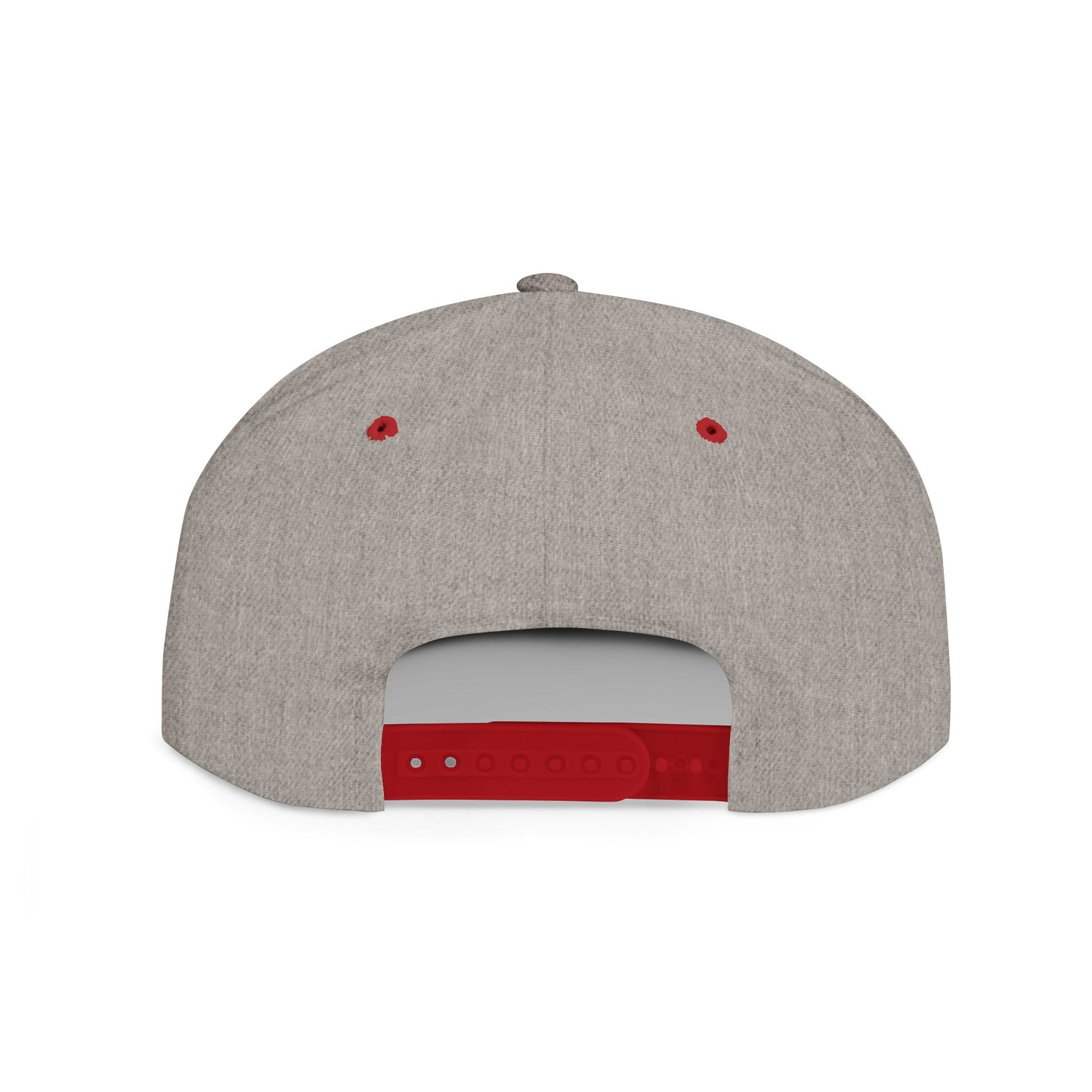 Snapback Hat — Gold Seal Clock Logo Flat Bill Cap
