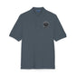 Embroidered Compass Logo Polo — Casual Nautical Work Shirt