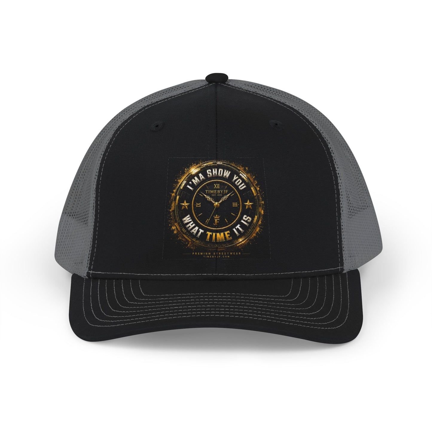 Vintage Dive Watch Patch Snapback Trucker Cap