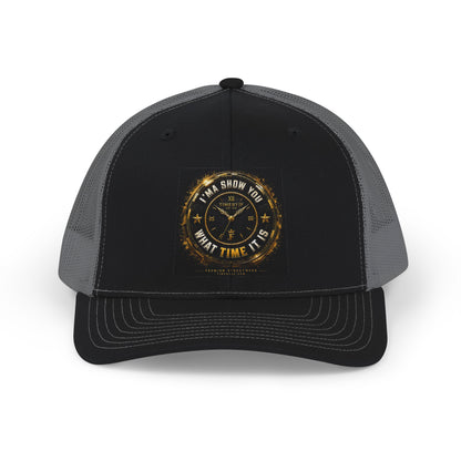 Vintage Dive Watch Patch Snapback Trucker Cap