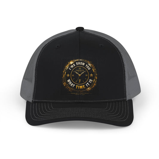 Vintage Dive Watch Patch Snapback Trucker Cap