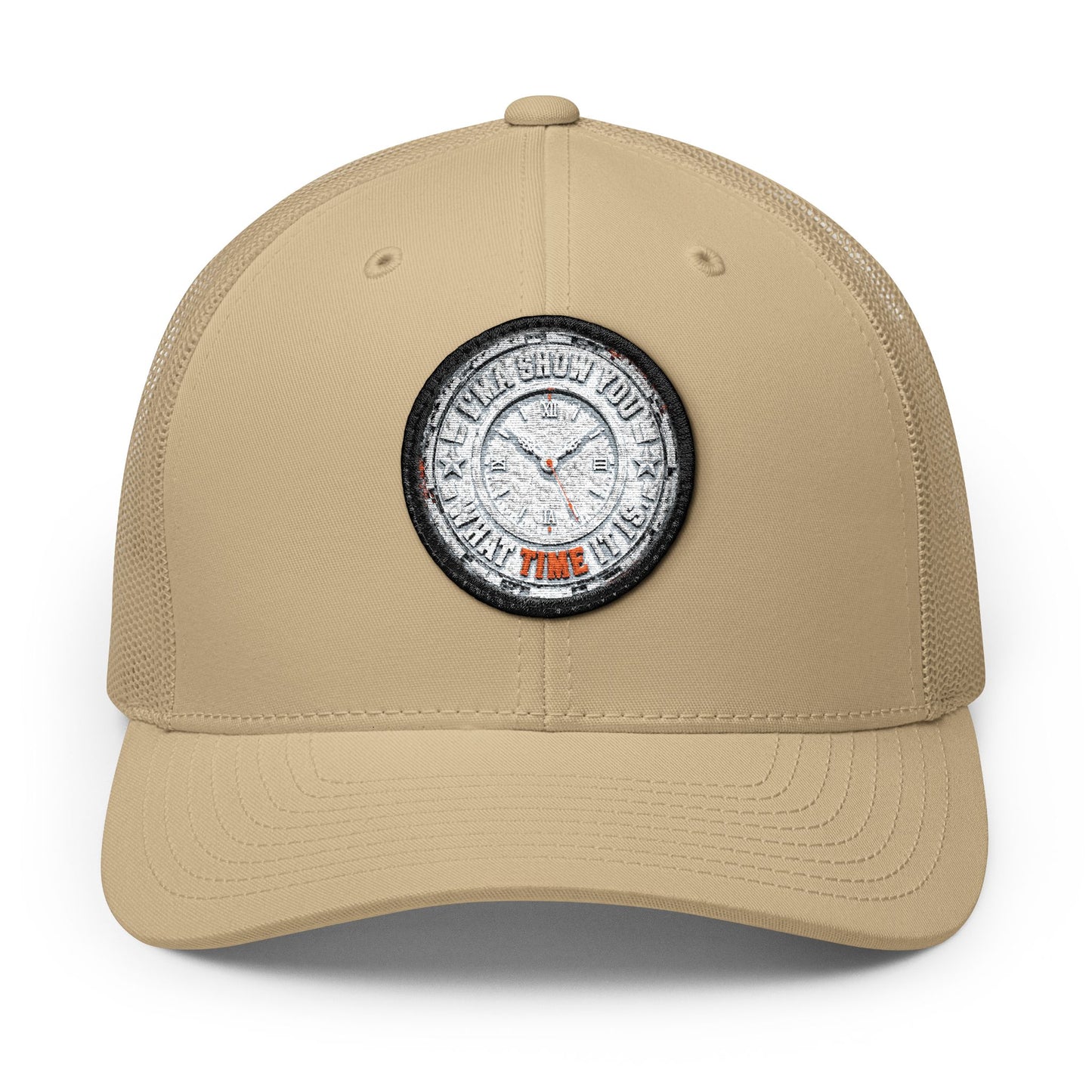 Trucker Cap — Embroidered Diamond Watch Patch Snapback