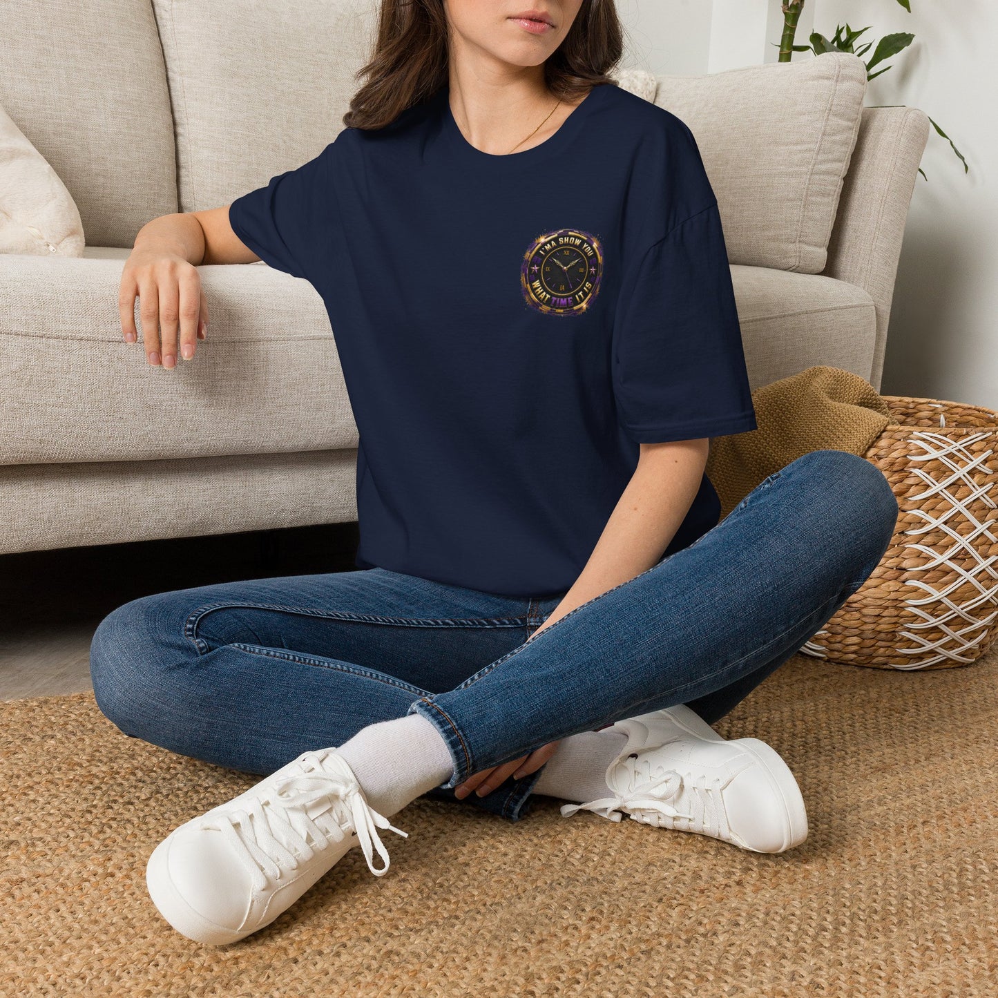 Astrology Clock Tee — "The Stars Know Time" Minimal Horoscope T-Shirt