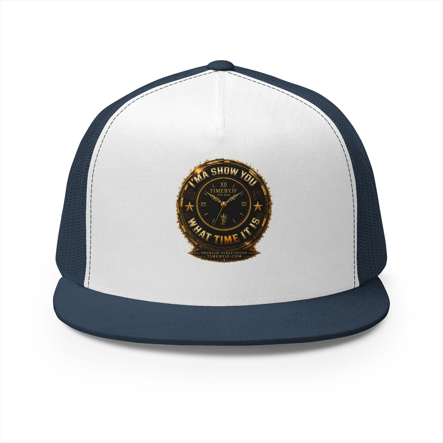 Trucker Cap — 'I’MA SHOW YOU WHAT TIME IT IS' Vintage Compass Logo Snapback