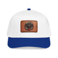 Vintage Compass Leather Patch Baseball Cap