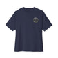 Vintage Patch Logo Tee — Minimal Chest Emblem Casual T‑Shirt
