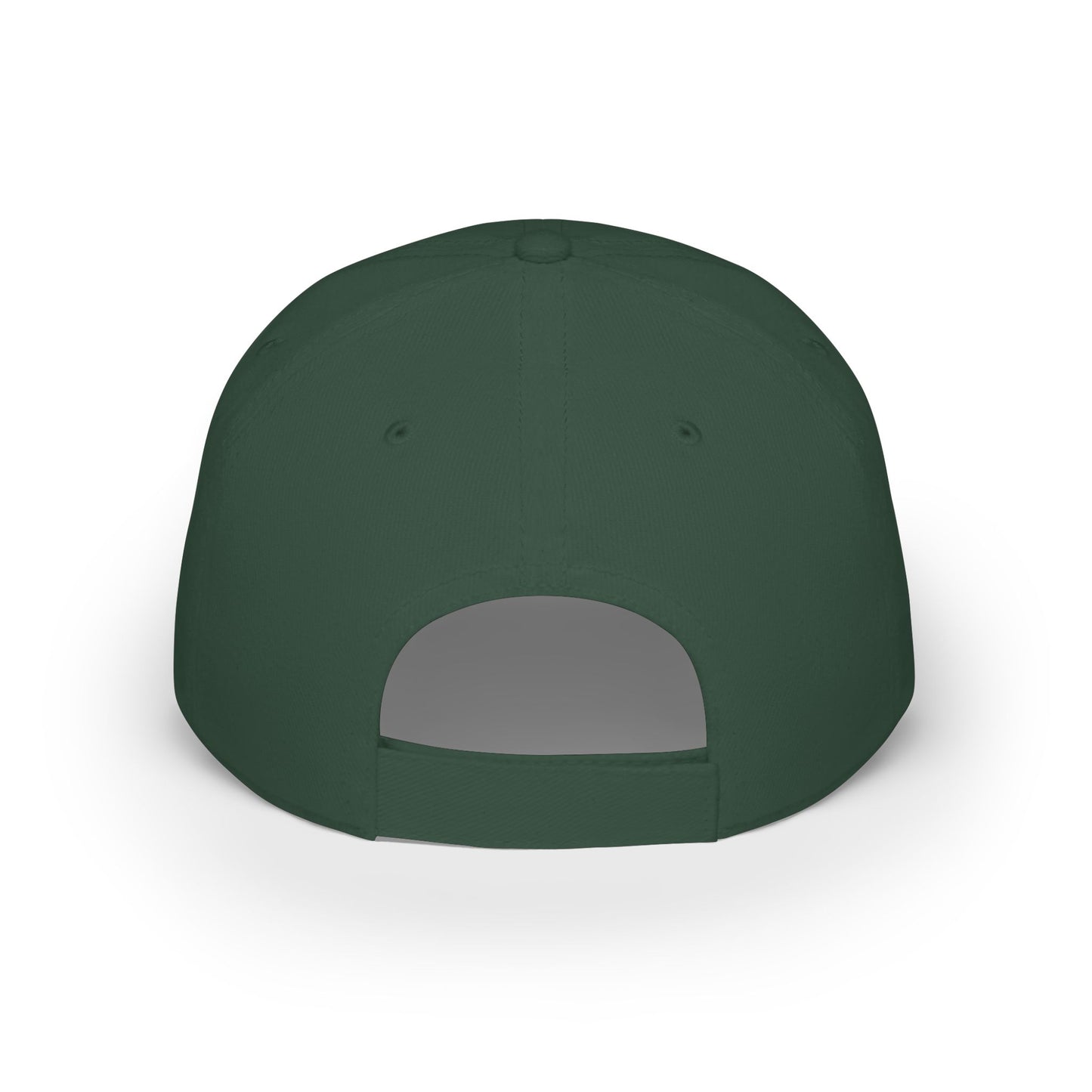 Low Profile Baseball Cap — Vintage Ship Wheel Clock Design