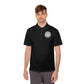 Men's Sport Polo — Vintage Motorcycle Club Crest Chest Logo