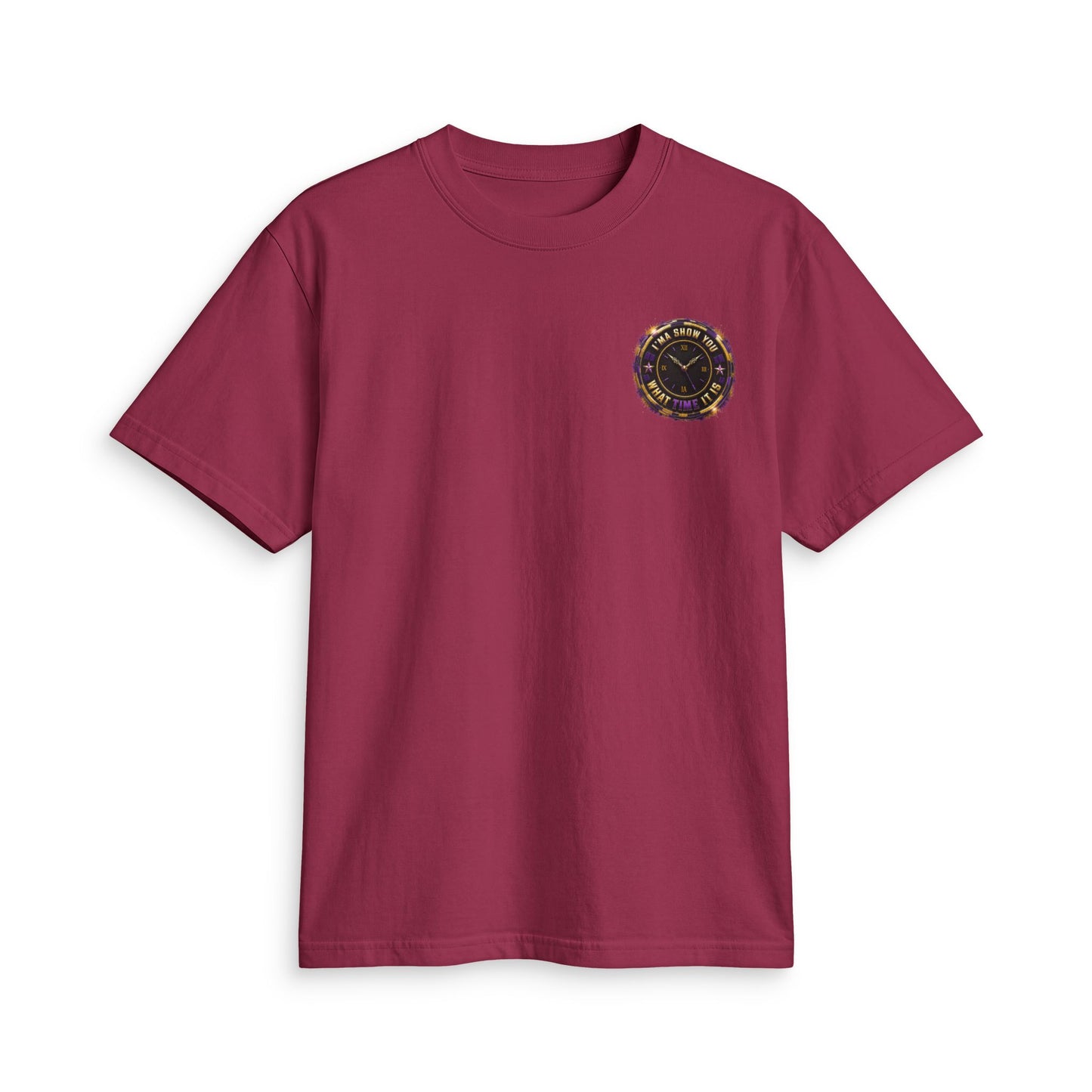 Graphic T-Shirt — 'I'll Show You What Time It Is' Vintage Clock Tee