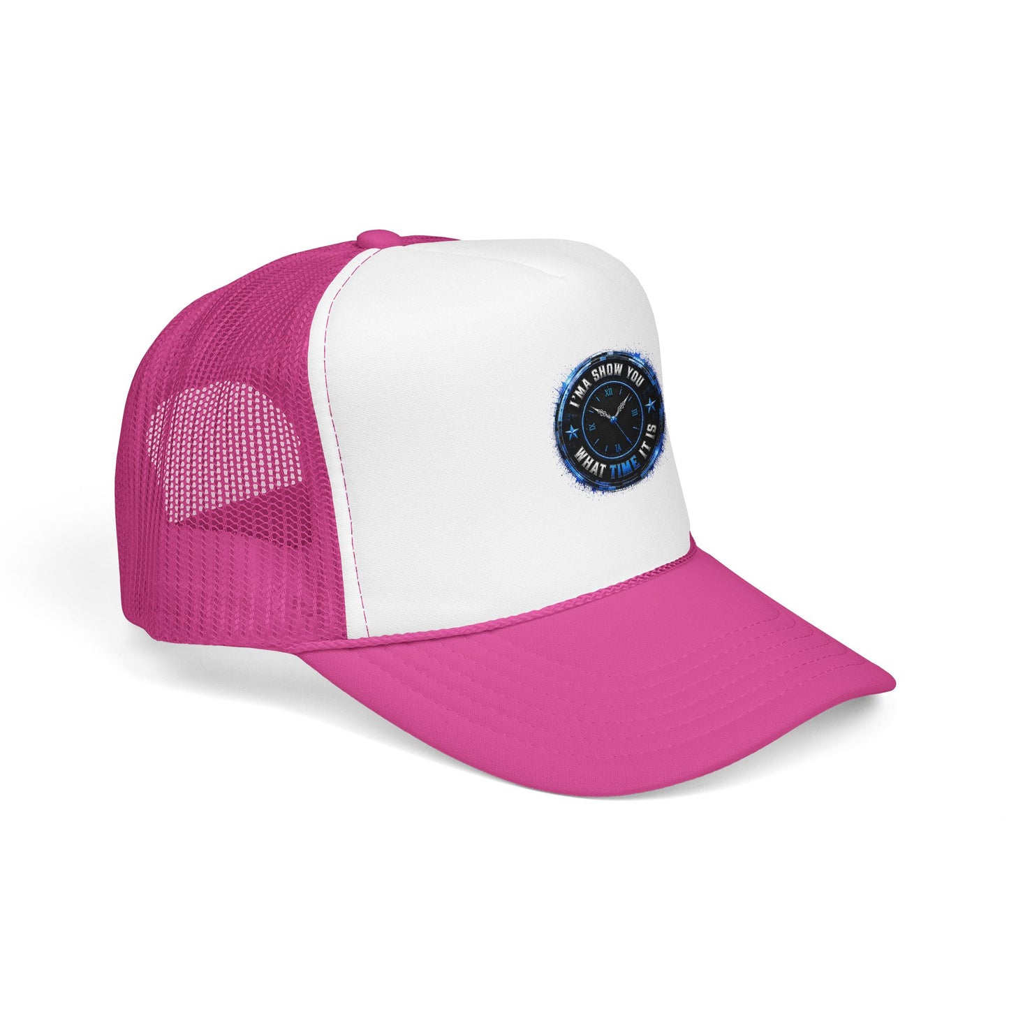 Retro 'Time Is What Time It Is' Foam Trucker Hat