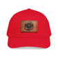 Vintage Compass Leather Patch Baseball Cap