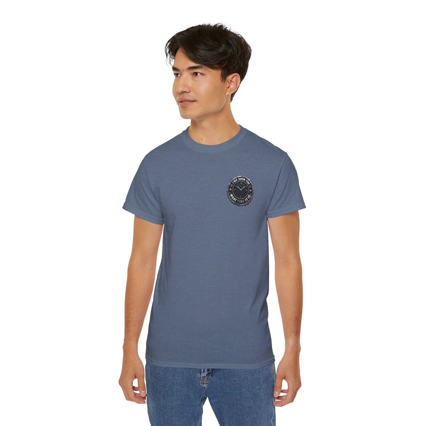 Surf Club Pocket Tee — Retro Wave Logo Cotton T-Shirt