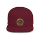 Snapback Hat — Gold Seal Clock Logo Flat Bill Cap
