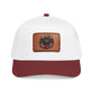 Vintage Compass Leather Patch Baseball Cap