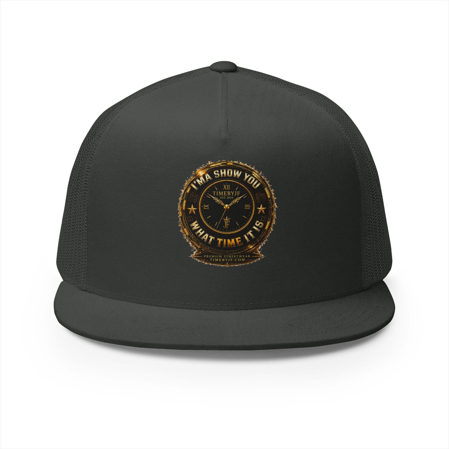 Trucker Cap — 'I’MA SHOW YOU WHAT TIME IT IS' Vintage Compass Logo Snapback