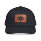 Vintage Compass Leather Patch Baseball Cap