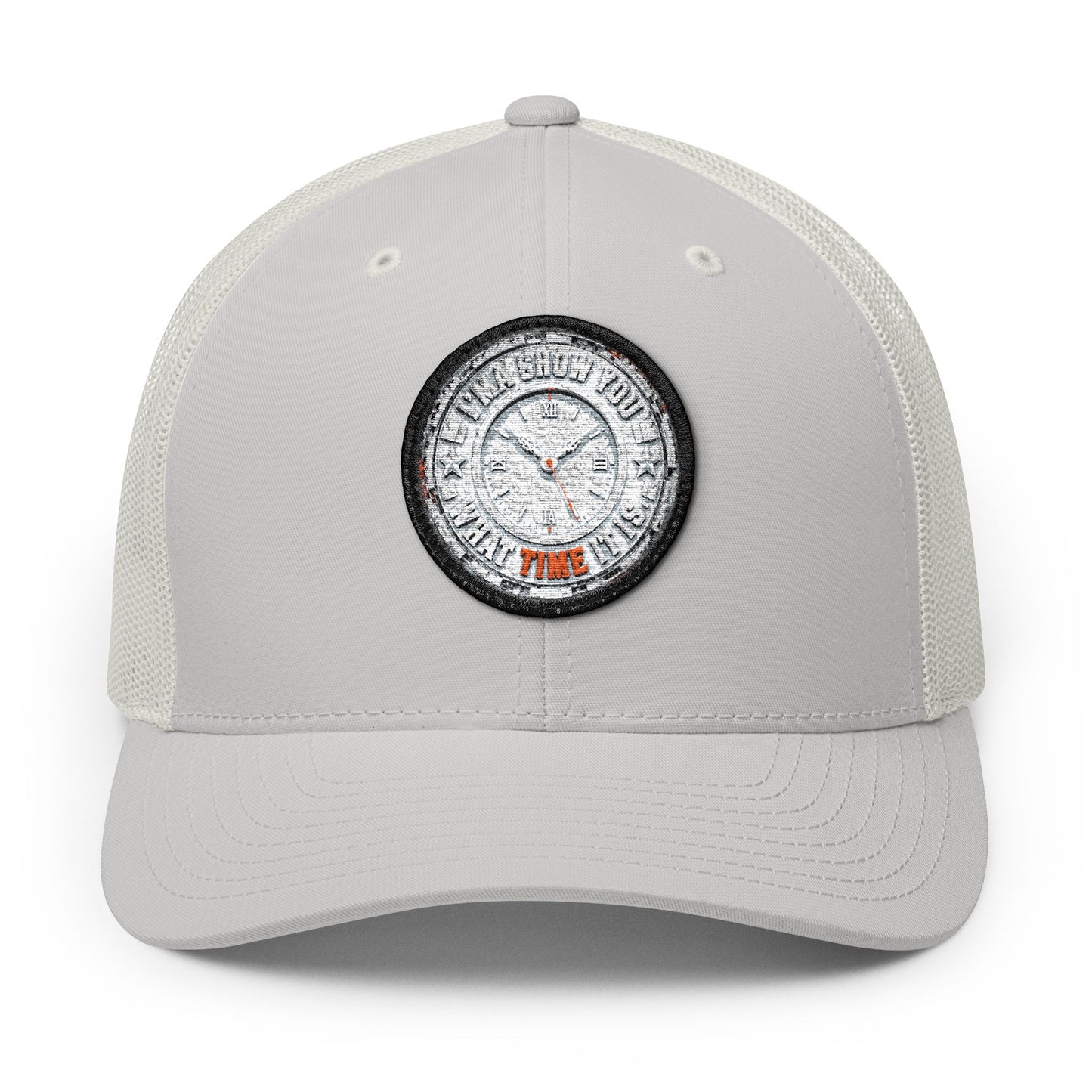 Trucker Cap — Embroidered Diamond Watch Patch Snapback