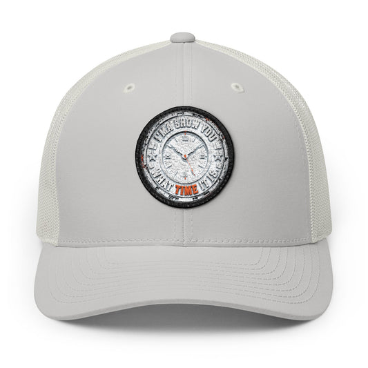 Trucker Cap — Embroidered Diamond Watch Patch Snapback