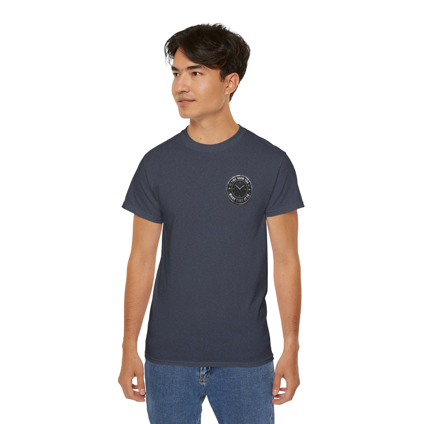 Surf Club Pocket Tee — Retro Wave Logo Cotton T-Shirt