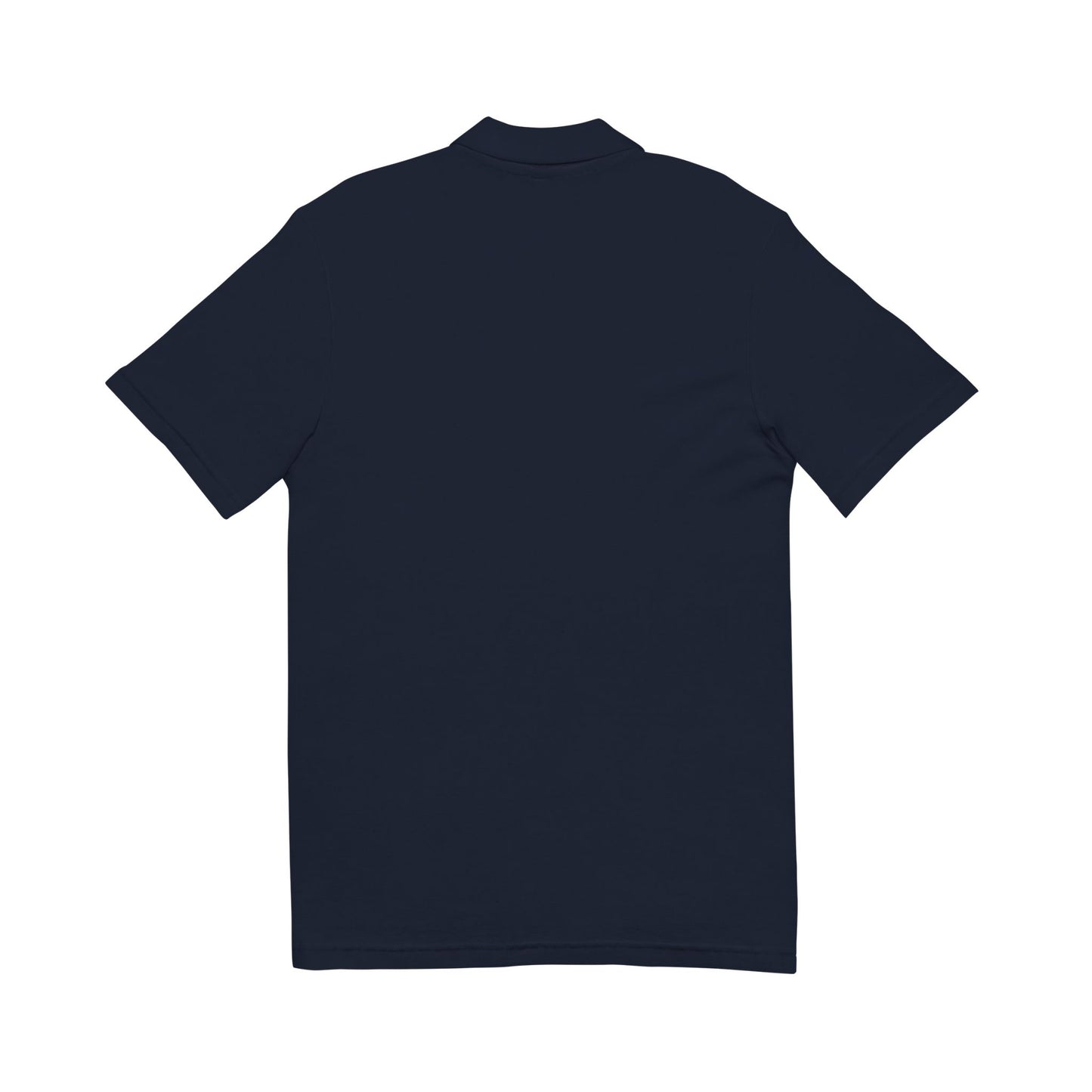 Embroidered Crest Polo Shirt — Classic White Pique