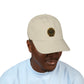Embroidered Sunflower Badge Organic Baseball Cap