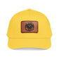 Vintage Compass Leather Patch Baseball Cap