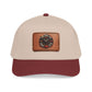 Vintage Compass Leather Patch Baseball Cap