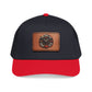 Vintage Compass Leather Patch Baseball Cap