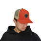 Trucker Cap — Distressed Round Patch 'Don't Ask Me' Vintage Logo