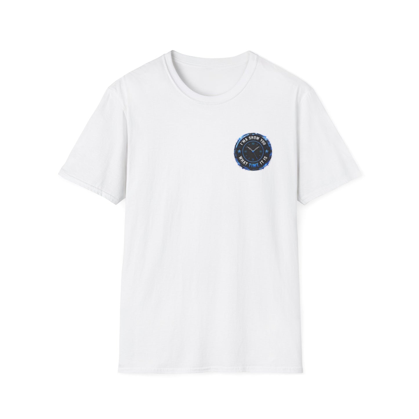 Vintage Compass Badge T-Shirt — "Take Your Time" Minimal Travel Tee