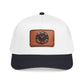 Vintage Compass Leather Patch Baseball Cap