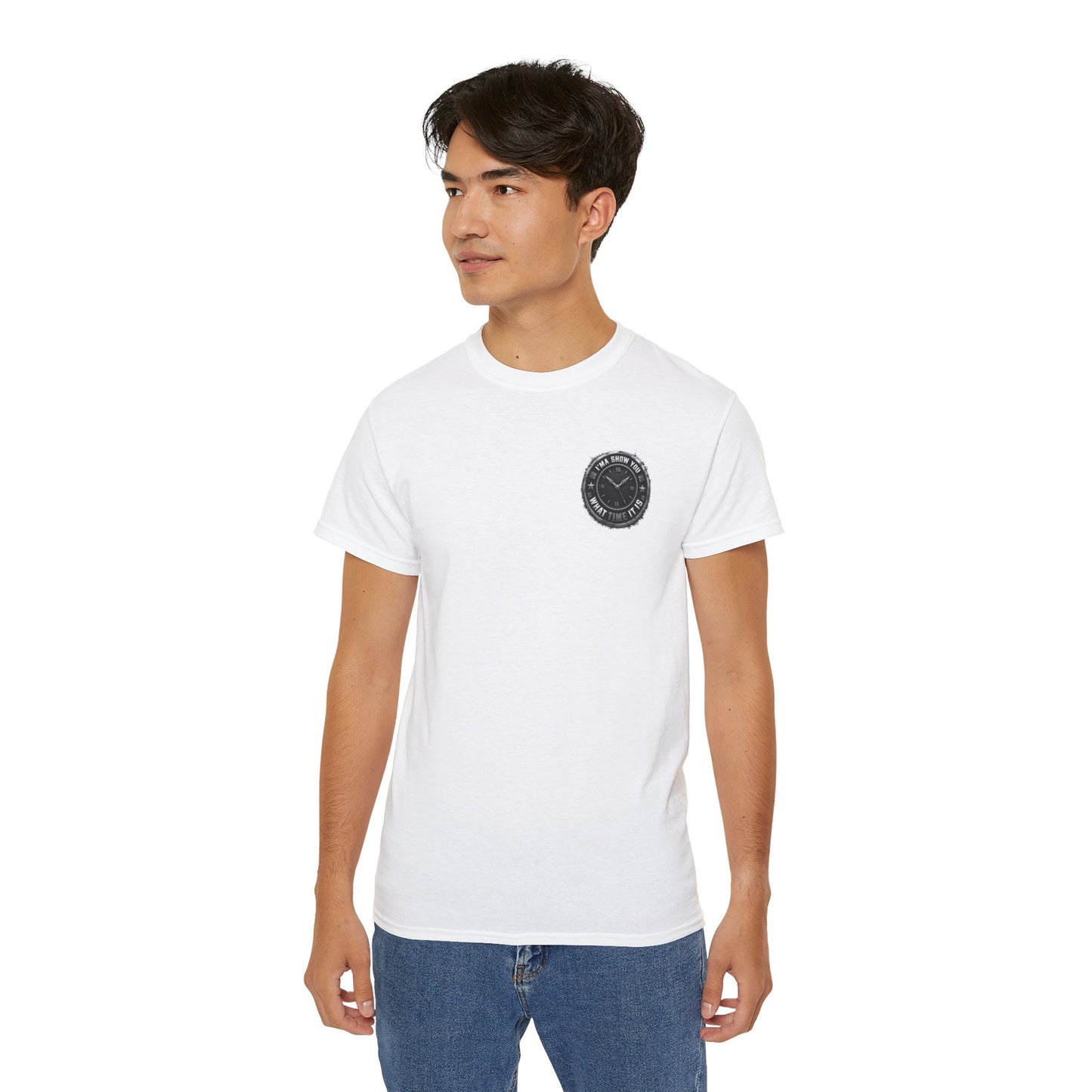 Surf Club Pocket Tee — Retro Wave Logo Cotton T-Shirt