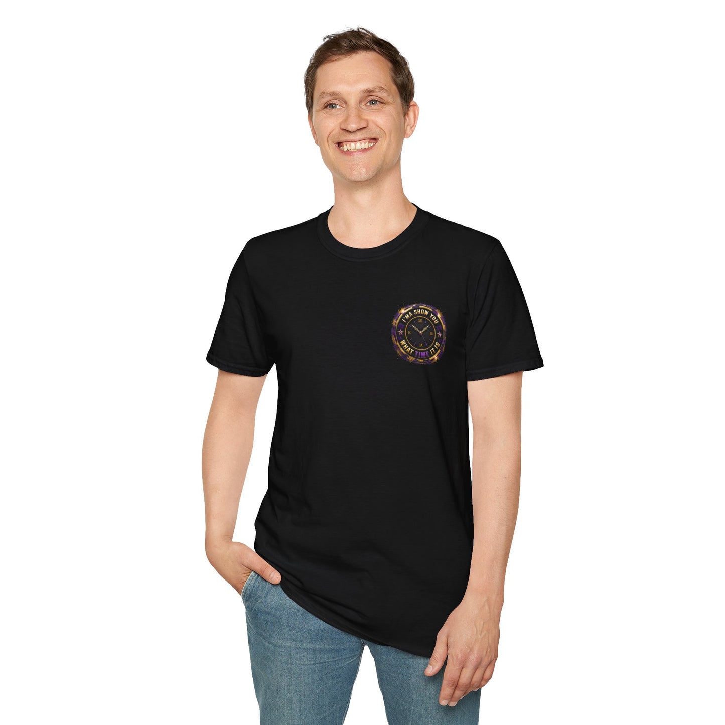 Astrology Clock Tee — "The Stars Know Time" Minimal Horoscope T-Shirt