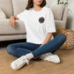 T-Shirt — 'Show Up, It's Your Time' Retro Compass Graphic