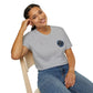 Vintage Compass Badge T-Shirt — "Take Your Time" Minimal Travel Tee