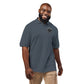 Embroidered Compass Logo Polo — Casual Nautical Work Shirt