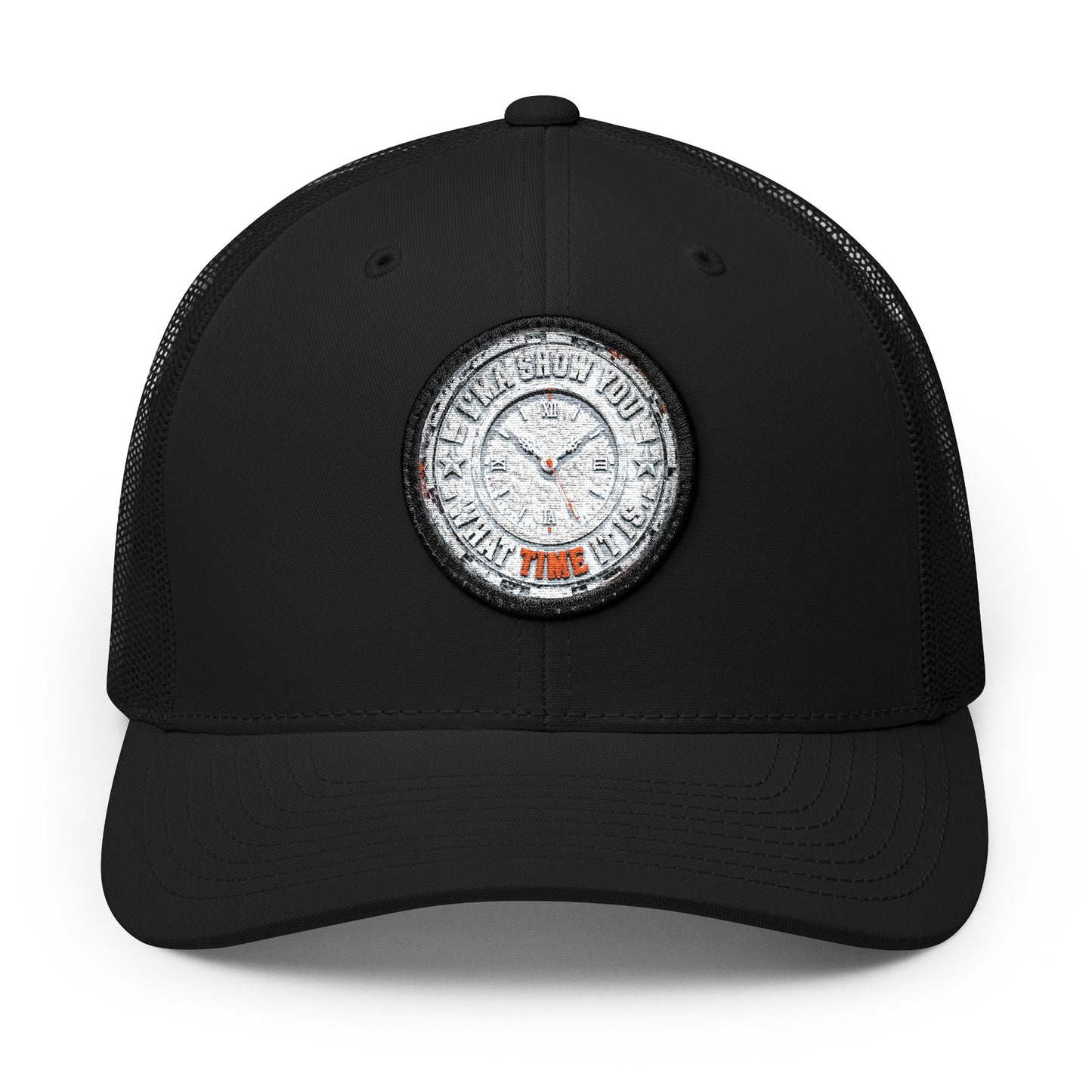 Trucker Cap — Embroidered Diamond Watch Patch Snapback